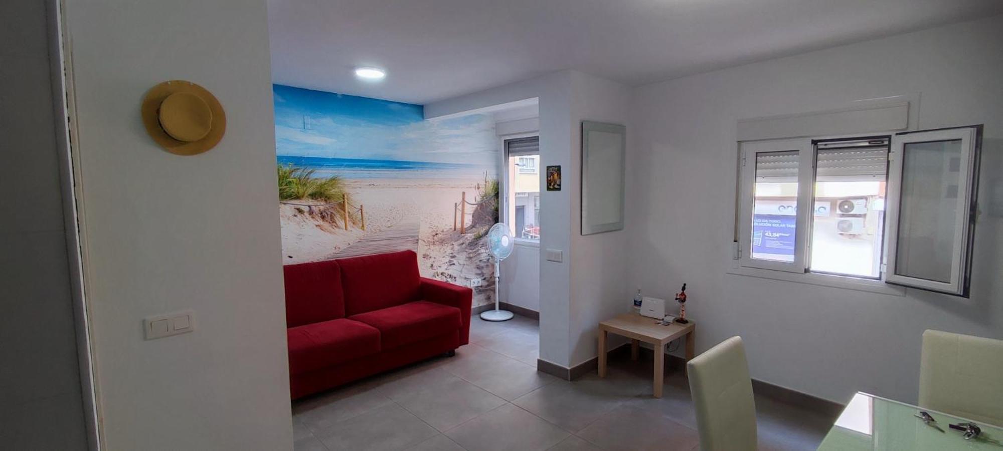 El Rinconcito Cubano En La Playa Apartment Almeria Bagian luar foto
