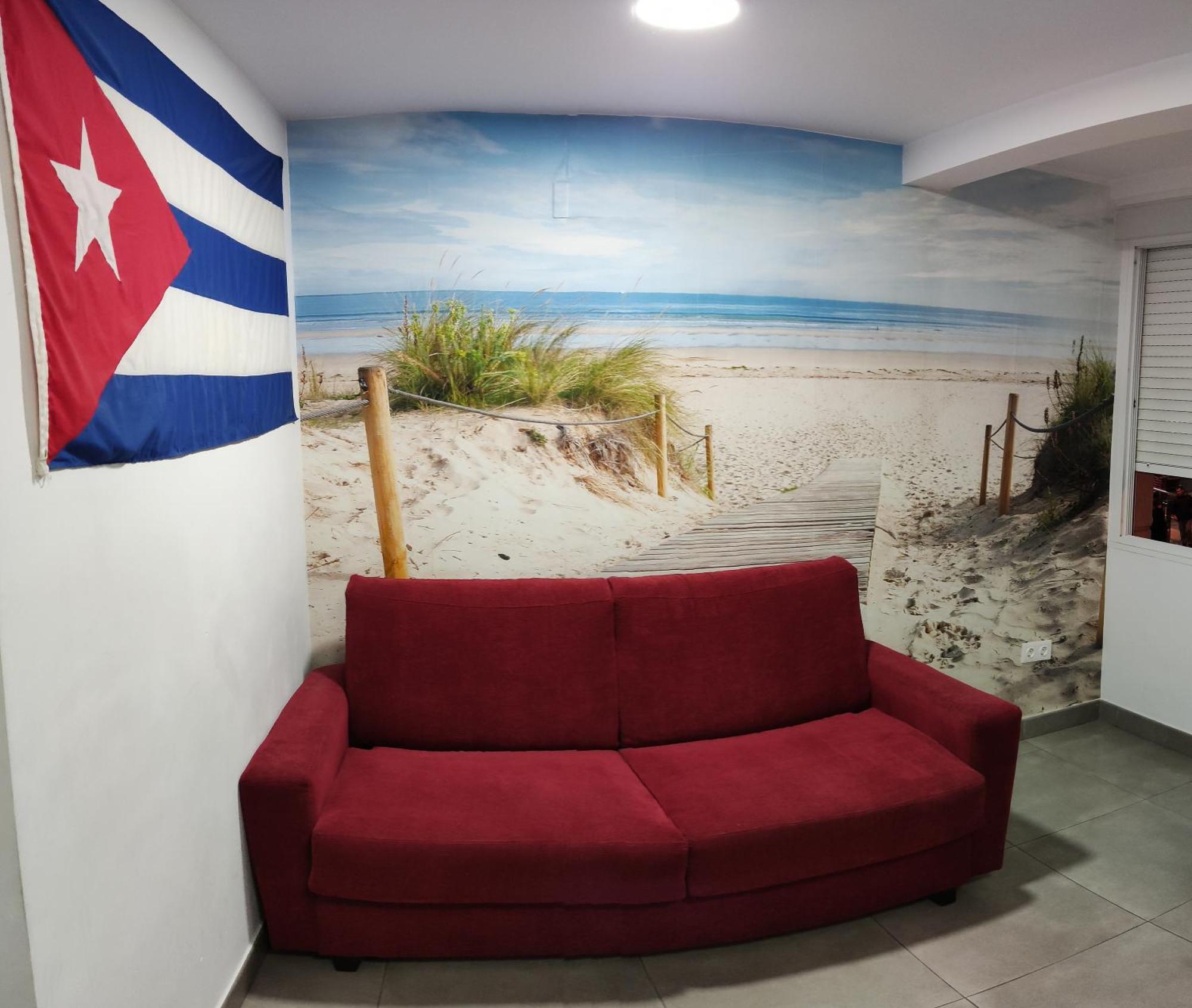 El Rinconcito Cubano En La Playa Apartment Almeria Bagian luar foto